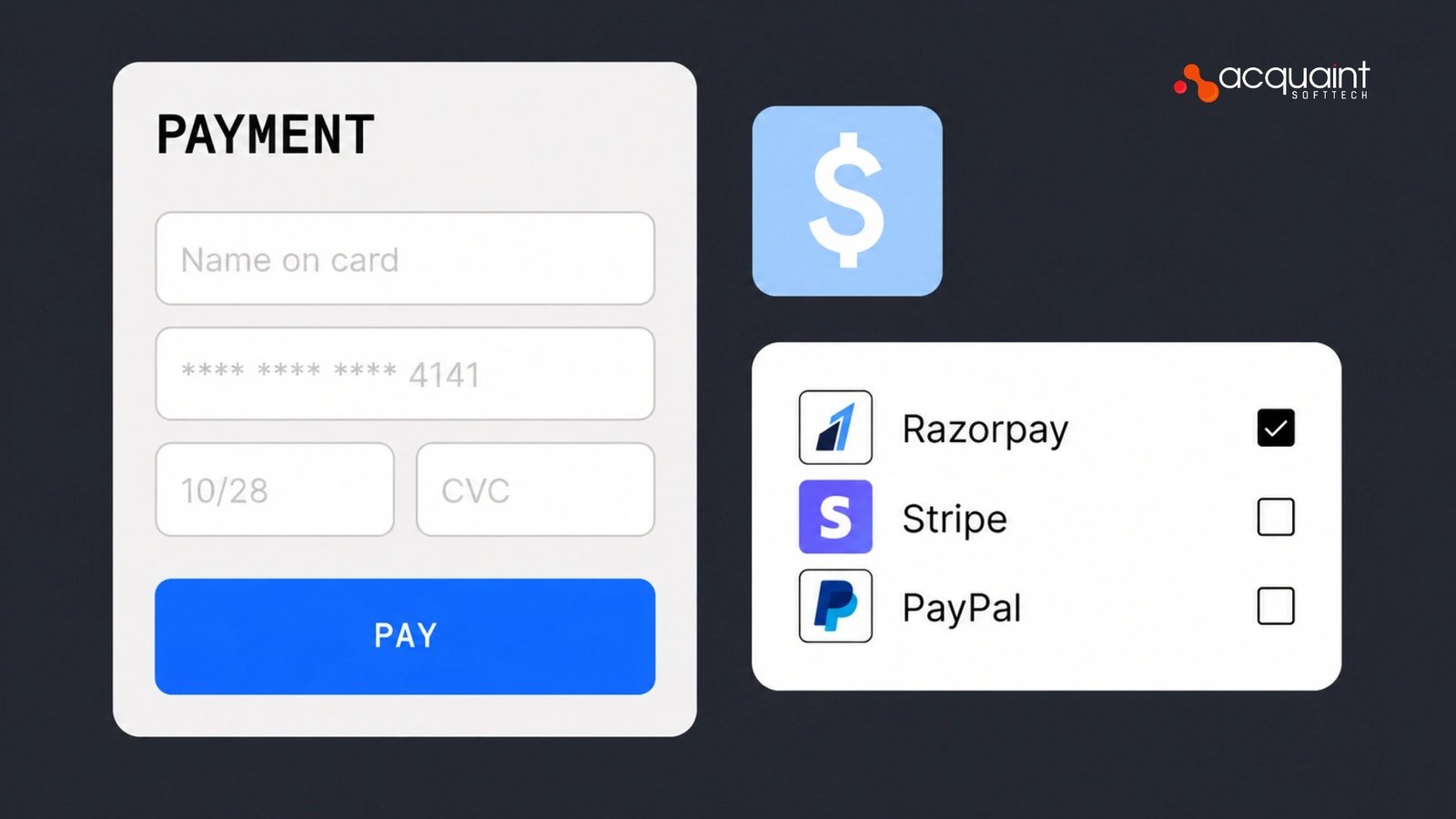 Razorpay, Stripe, and PayPal Integration: Step-by-Step 